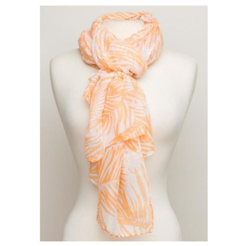 Palm Leaf Scarf and Cover Up
